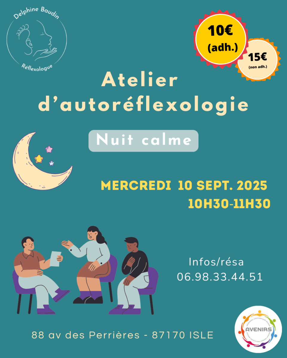 Atelier d'autoréflexologie Nuit Calme