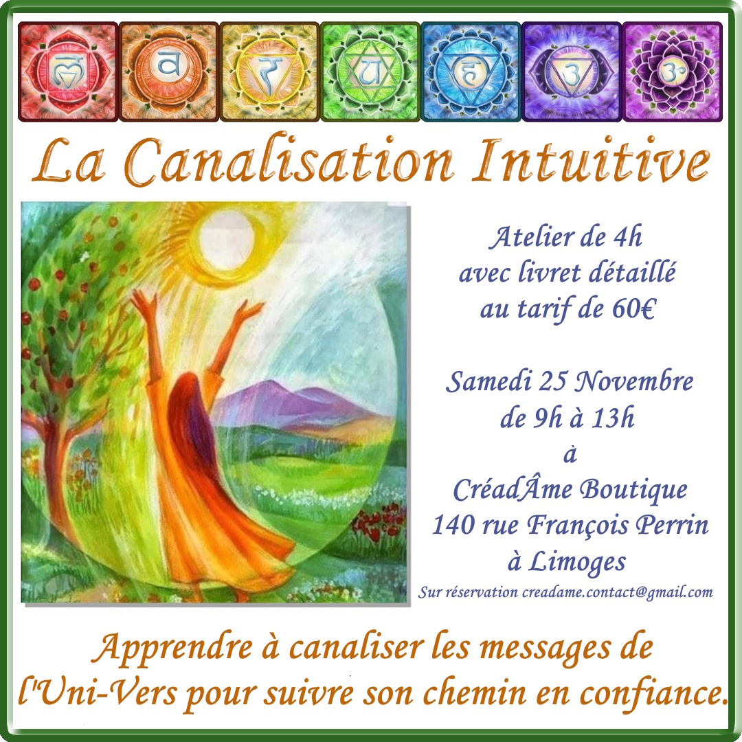 🌿ATELIER "CANALISATION INTUITIVE"🌿
