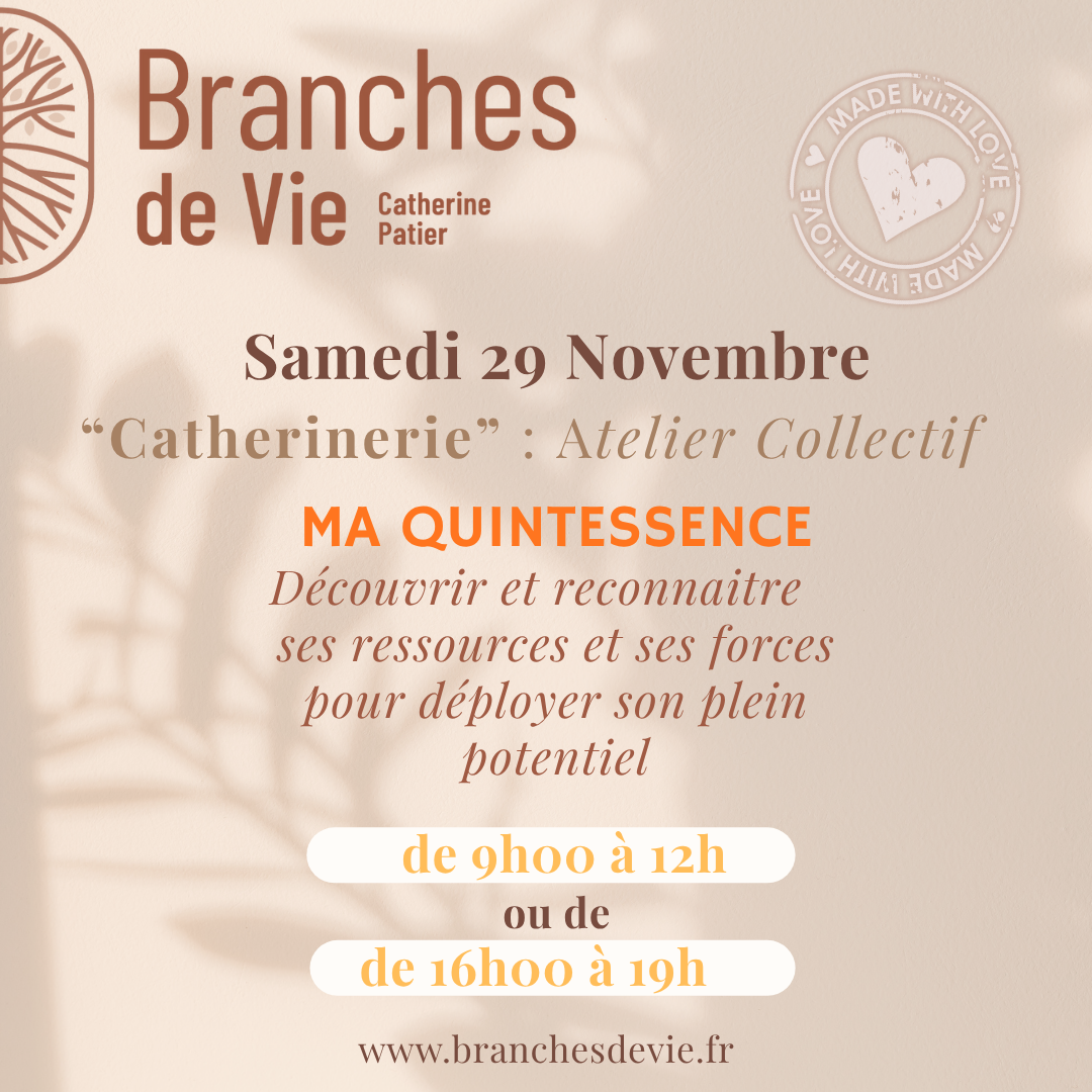 Atelier collectif " Ma Quintessence"