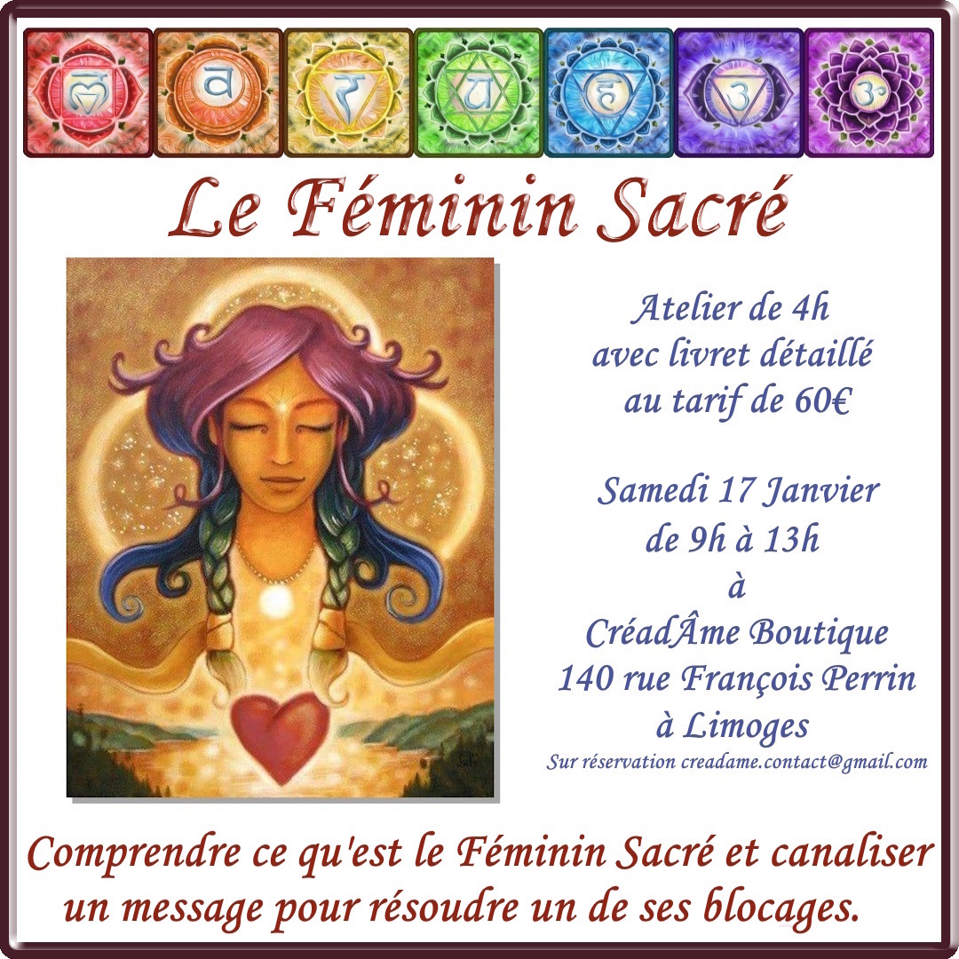 🧡ATELIER "FEMININ SACRE"🧡