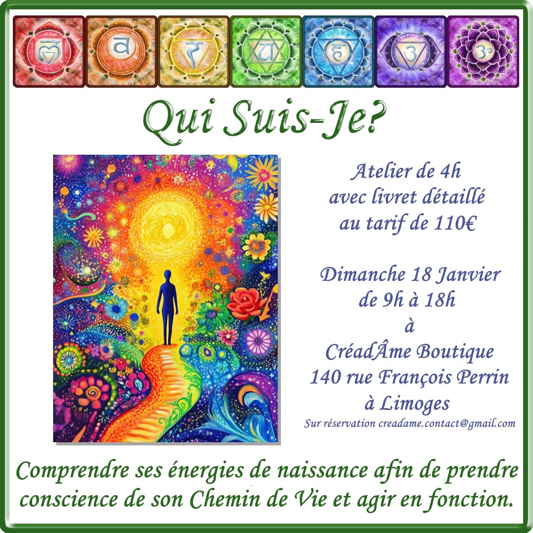 🙏ATELIER "QUI SUIS-JE?"🙏