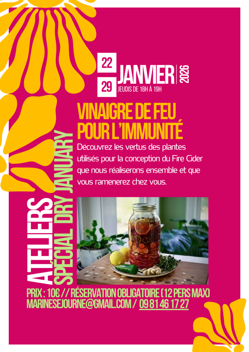 Atelier vinaigre médicinal : Vinaigre de Feu