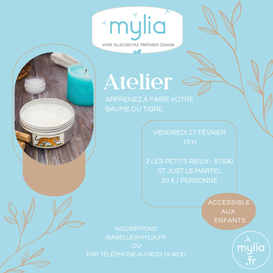 Atelier de fabrication Baume du tigre