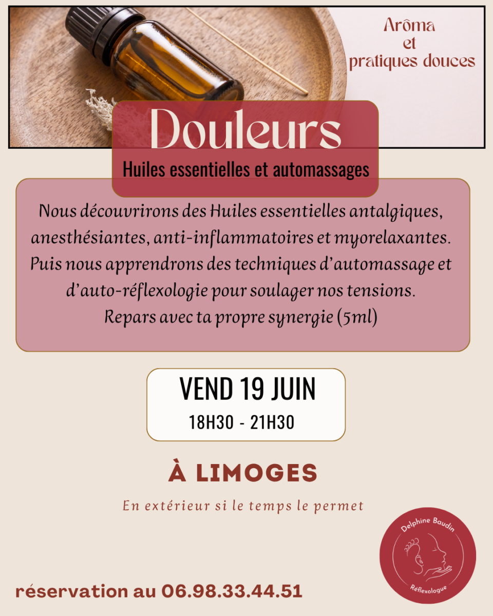 Arôma et pratique douces : DOULEURS