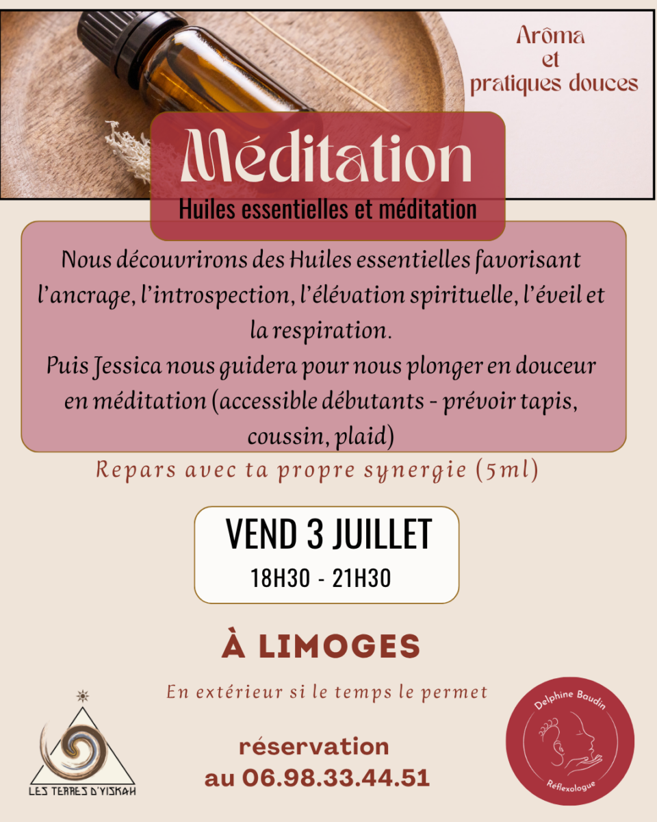 Arôma et pratique douces : MEDITATION