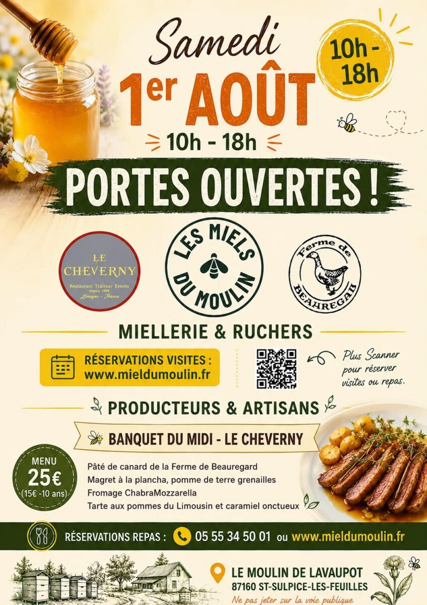 Journée portes ouvertes les miels du moulin