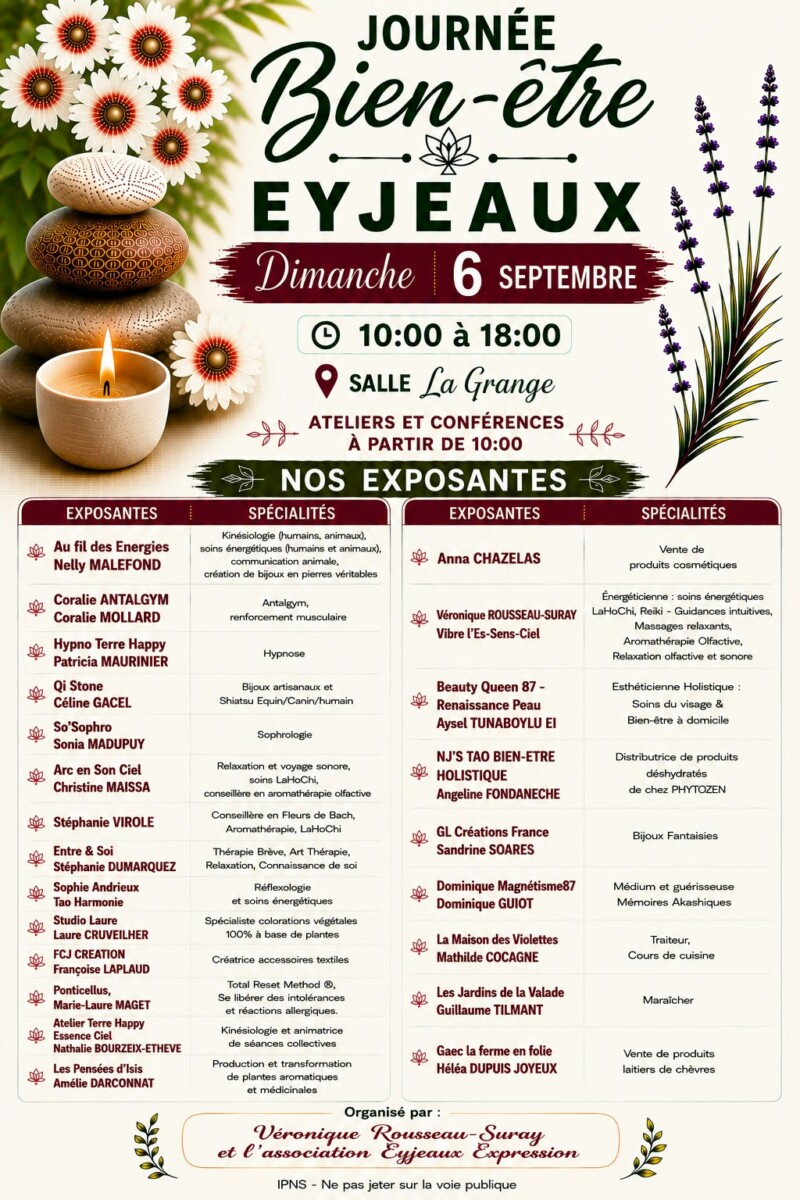 SALON DU BIEN ETRE A EYJEAUX