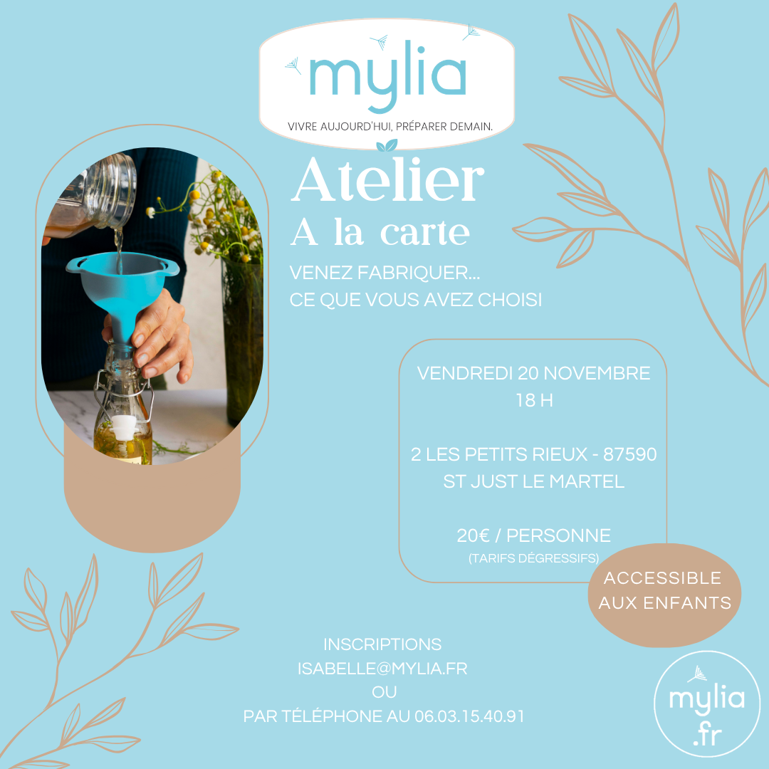 Atelier de fabrication à la carte