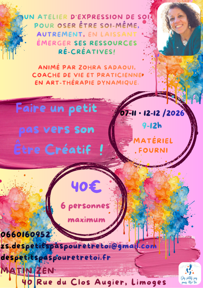 Faire un pas vers son Être Créatif !
